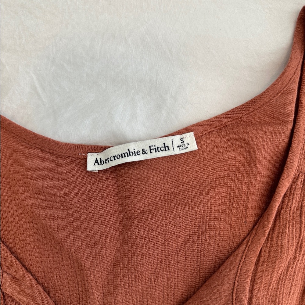 Abercrombie Button-Through Flutter Sleeve Top - image 4